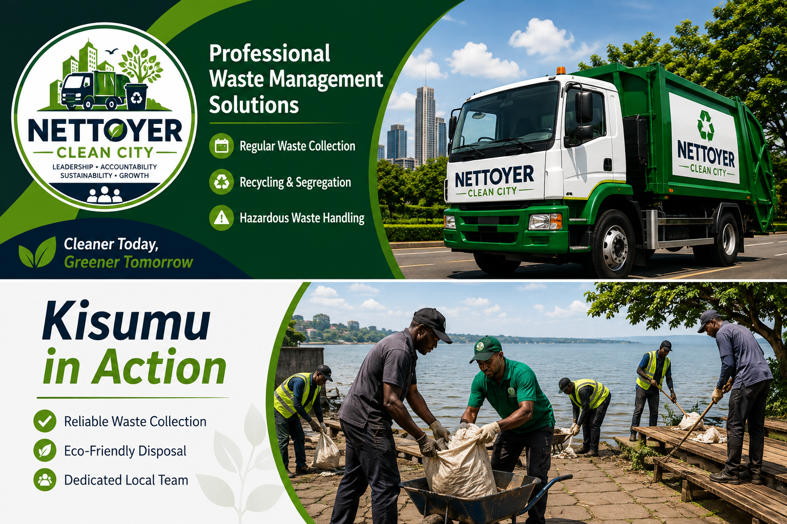 Nettoyer Clean City — Professional Waste Management Solutions and Kisumu in Action